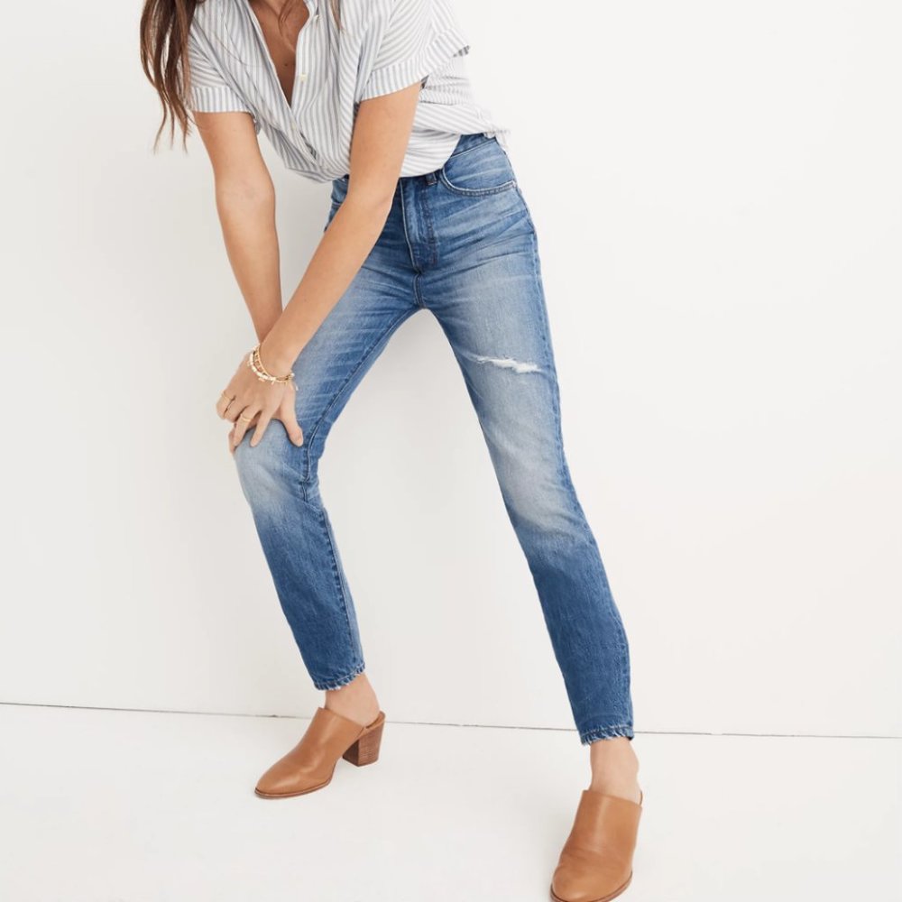 Madewell Rigid High-Rise Skinny Jeans Napa Wash
